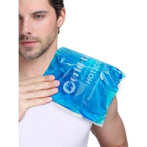 Extra Large Gel Ice Pack for Injuries – Reusable Hot & Cold Compress for Back, Shoulder, Knee & Neck Pain Relief, Long-Lasting Cold, Flexible Therapy Pack, Post-Surgery Recovery, 12.4" x 8.3"
