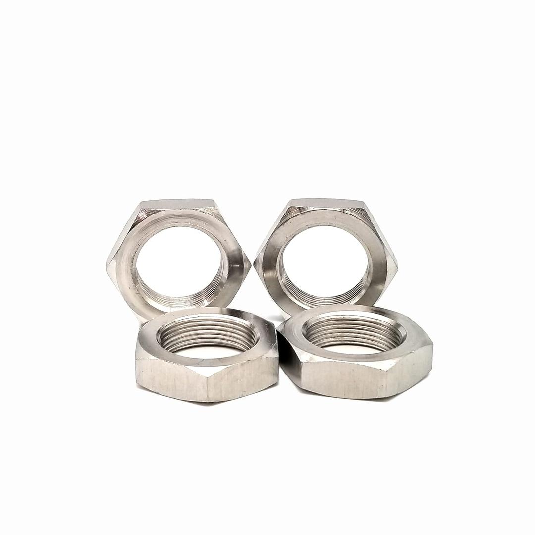 Stainless Steel SS304 1"-20 UNEF HEX NUT Unified National Extra Fine Series Type B (Pack of 4 PCS)