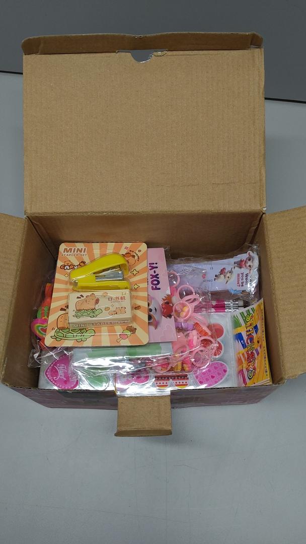 Valentine Gift For Kids, Ages 3+. Valentines Day Set With Cards Pencils Stickers Erasers And Stapler.