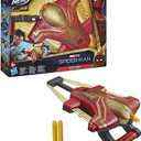 Spider-Man Marvel Web Bolt NERF Blaster Toy for Kids, Movie-Inspired Design, Includes 3 Elite Nerf Darts, Ages 5 and Up