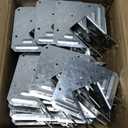 50 Pack 16-Gauge Hurricane Ties for Rafter, Heavy Duty Hurricane Straps, Robust Hot Dip Galvanized Rafter Ties Brackets, Joist Hangers for 2X Deck Joists