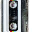 FAteamll Case for iPhone 14 Plus Matte Finish Heavy Duty Soft Back Cover with Reinforced Corners TPU Soft Bumper Retro Cassette Tape Case Compatible with iPhone 14 Plus