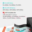 148A Black Toner Cartridge 4001n 4101fdw (with Chip) Compatible Replacement for HP 148A 148X W1480A W1480X for HP Pro 4001dw 4001dn 4001n MFP 4101fdw 4101fdn Printer, 2 Pack