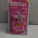 Marlrin Claw Machine for Kids, Mini Vending Machine Girls Unicorn Toys, Candy Grabber Prize Dispenser with Sound & 20 Mini Plush Toys, Electronic Arcade Game Indoor Toy for Home Party Birthday Gifts