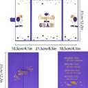 6 x Roetyce Graduation Party Decorations, Gold and Purple Graduation Guest Book, Class of 2026 Signature Board, Best Graduation Gifts for Her Him, College Jumbo Congrats Grad Card