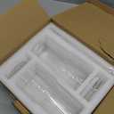 Puraville 20oz Glass Cups with Lids and Straws, 2 Pack High Borosilicate Iced Coffee Cups Drinking Glasses Tumbler for Smoothie, Water, Tea, Juice Drinks, Clear