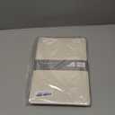 Seorsok Compatible with MacBook Air 13 Inch Case 2022-2018 Release A1932 A2179 M1 A2337 Touch ID,Elegant Leather Plastic Hard Shell Case with Keyboard Cover,Beige Woven Fabric No Logo Cutout Design