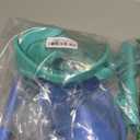 Kids Snorkel Mask Full Face, Snorkeling Gear for Kids 2-14 with Camera Mount, 180 Degree Panoramic View Snorkeling Set Anti-Fog Anti-Leak (Blue+Cyan)