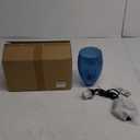 Dark Blue Seeded Oval Glass Lamp Shade Only 4.7" Art Glass Shades for Kitchen Island pendant Lights Glass Lamp Covers Light Fixture Replacement for Mini Pendant Ceiling Lights Chandelier 1 Pack