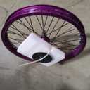 20 inch x 1.85" Heavy Duty Bike Rim Wheels Set, 12 Gauge 48 Spokes Wheelset, Double Wall Aluminum Alloy 20" Bicycle Rims Set (Front & Rear) (Purple) Disc Brake