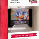 2 x Hallmark Sonic The Hedgehog Game Cartridge Christmas Ornament