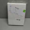 Royale Linens 100% Organic Cotton Fitted Sheet - Percale Weave - Super Soft Deep Pocket Bottom Sheets - White Elastic Sheet Twin XL Size - Twin XL Fitted Sheets Only - (39"x80"+15", White)