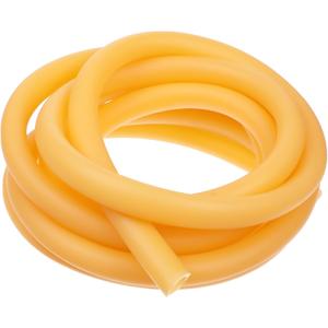 10 ft Latex Rubber Tubing 5/8 inch OD 1/2 inch ID Multicolor Natural Latex Tube Surgical Tubing Sling Rubber Band Fitness Hose, 1 Continuous Piece