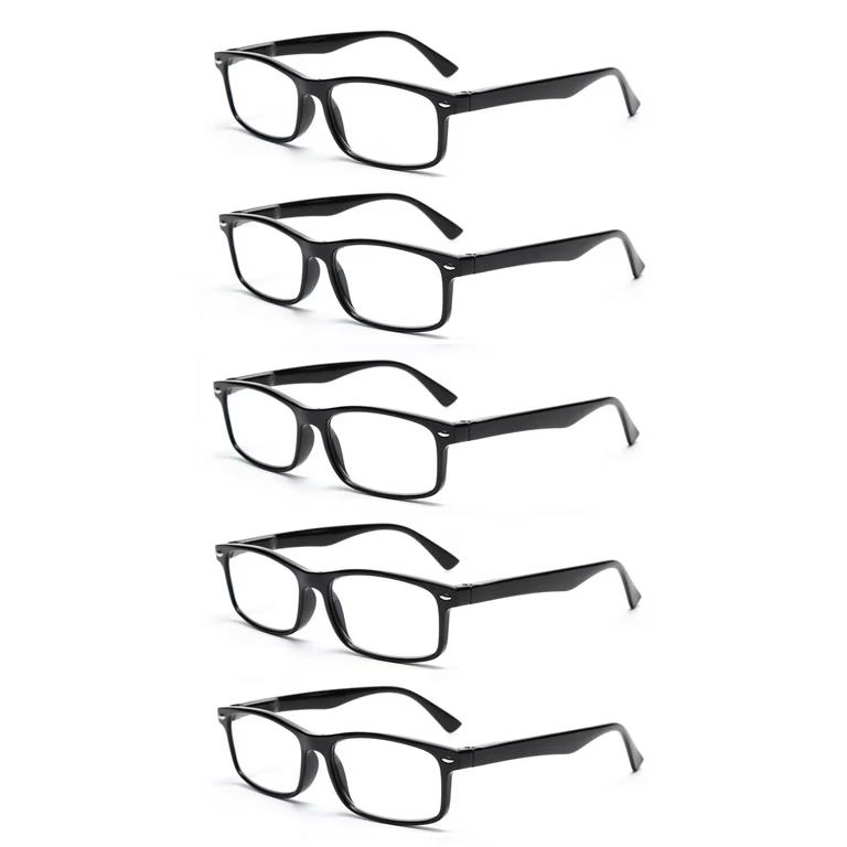  5 pack Reading Glasses for Women/Men, Bifocal, Progressive, Readers for Women/Men, Eye glasses, Blue Light Glasses 