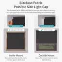 MYshade Blackout Cordless Roller Shades, Room Darkening Free-Stop Roll Up Blinds for Windows, Pull Down Blocking Blind for Home and Office, Easy to Install, 39.5" W X 72" H, Beige