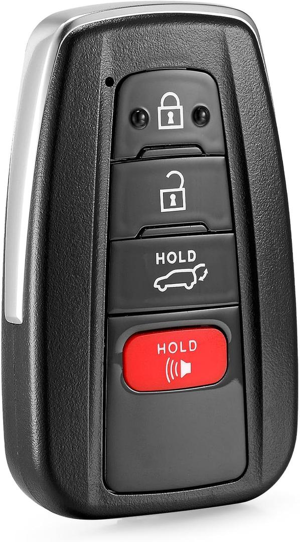 Smart Key Fob Replacement Fits for Toyota RAV4 Highlander 2019 2020 2021 2022 2023 Proximity Keyless Entry Remote Control 314.3 Mhz 8990H-0R030 8990H-0E020 HYQ14FBC 4 Button
