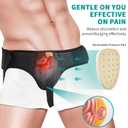 Tenbon Hernia Belts for Men and Women Left or Right Side Hernia Support Truss for Inguinal Groin Pain with Removable Compression Pads for Pref or Post-Surgical, Femoral, Comfortable Adjustable Waist Strap Guard