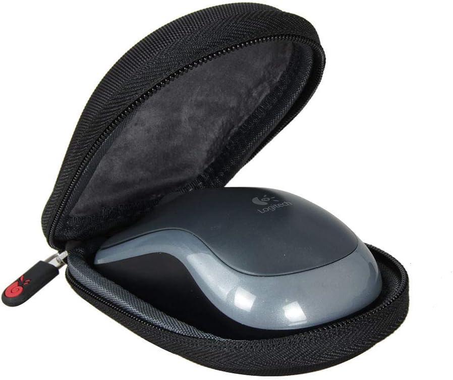 Hermitshell Travel Case Fits Logitech Wireless Mobile Mouse M185 M186 M187 (Black)
