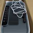 Air Purifiers for Home Large Room, Cover Up to 2400 Ft with True HEPA Filter, Smart Mode, PM2.5 Air Quality Display, 22dB Sleep Mode, Aromatherapy with 2X-Purification & 360Air Outlet, HAP603, White