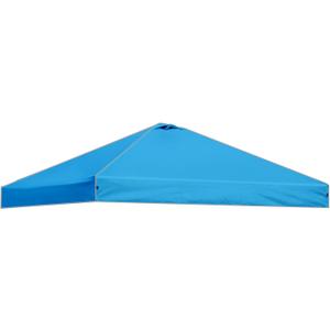 10x10 Straight Leg Pop up Canopy Replacement Top, Only 118x118 inches Air Vent Cover Fabric Without Tent Frame, Sky Blue