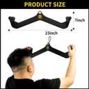 LAT Pulldown Attachment,Back Tricep Bar Strength Training,Handle Grips LAT Pull Down Bar Press Down Exercises,Cable Machine Accessories, Cable Back Attachments for Home Gym