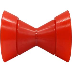 4" Boat Trailer Roller Assembly Bow Roller with Spoke fits 1/2" Shaft (Red)