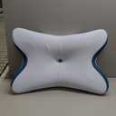 Cervical Pillow for Neck Pain Relief - Ergonomic Neck Pillow for Sleeping Contour Memory Foam Pillows with Cooling Pillowcase, Orthopedic Bed Pillow for Side Back Stomach Sleepers (Light Blue)