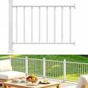 4FT White Deck Railing Kit for Deck, Porch, Patio & Balcony