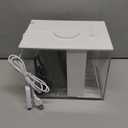 Vehipa 3.7L (1 Gal) Betta Fish Aquarium, Acrylic Small Fish Tank Kit with Water Filter Pump & LED Light, Ideal for Small Fish, Plants and Shrimp, White