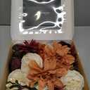 Lookein Artificial Flowers for DIY Wedding Decoration Bridal Bouquet Table Centerpieces Flower Garland Arch Flower Decoration Home Decor, Rustic Terracotta (11" x 10" x 2.25")