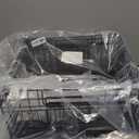 REALINN 2 Pack Pull Out Cabinet Organizer, Expandable(12"20") Slide Out Drawers 3 Slide Rails Fix with Adhesive or Screw, Roll Out Shelves for Kitchen Cabinet Organization, Black, 6.75in height