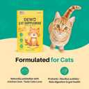 Natural Intestinal Support for Cats & Kittens  with Diatomaceous Earth, Pumpkin Seed & Probiotics  Powder Supplement for Digestive & Gut Health  Made in USA