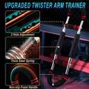 Twister Arm Trainer, 60-110lb Adjustable Chest Workout Equipment - Arm Trainer for Men - Portable Chest Trainer, Shoulders & Forearms Muscle Training Exercise Equipment for Men Women