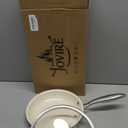 9.25 Inch Ceramic Nonstick Frying Pan with lid Skillet - PFAS-Free, Non-Toxic, Oven Safe & Induction Ready, Aluminum Cookware with Stainless Steel Handle