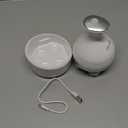 Electric Scalp Massager, Cordless Hair Scalp Massager Portable Head Scratching Massager with 4 Modes Vibration Comb for Hair Growth, Deep Cleansing and Stress Relaxation (White)