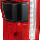 Halogena Tail Lights w/Blind Spot(Module NOT Included) Compatible with 2023-2025 Ford F250 F350 F450 Super Duty TailLight Rear Brake Lamp Signal Assembly Signal Left Driver Side PC3Z13405B