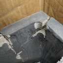 Kante Accent Square Dusty Blue Concrete Planter 12.6" W, Outdoor