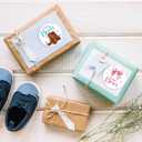 84PCS Boots or Bows Gender Reveal Stickers, Cute Baby Shower Team Boots and Bows Gender Reveal Game Lables for Party Supplies - 2 in Round