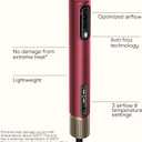 Infiniti PRO CONAIR 5-in-1 Hair Drying Wand, Straightener, and Styler, Ionic All-in-One Digital Motor Blow Dryer, Includes 4 High-Performance Attachments, Cherry Red