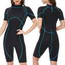 OMGear Wetsuit Women Men 2mm 3mm Neoprene Dive Wet Suit for Cold Water Short/Full Body Thermal Swimsuit for Adults Snorkel Suit for Snorkeling Scuba Diving Swimming Surfing Spearfishing (X-Small)