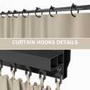 Outdoor Gazebo Curtain Replacement Universal 4-Panel Sidewalls 12' X 16',Outdoor Patio Waterproof Privacy Curtain with Double Zipper for Patio,Garden, and Backyard (Curtain Only), 192"W x 144"L