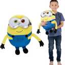 Minions: The Rise of Gru, Bedding Super Soft Plush Bob Cuddle Pillow Buddy, (Official Minions Product) By Franco
