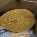 Sintuff 5 Pcs 20" Ceiling Fan Blades Replacement for 52" Ceiling Fan Brown
Palm Leaf Shaped Design, Waterproof Replacement Blades for Broken Substitution, Indoor Outdoor Tropical Summer Patio Use
