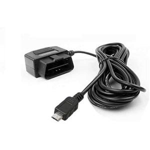 Universal OBD Power Cable for Dash Camera,24 Hours Surveillance/Acc Mode with Switch Button(Micro USB Port)