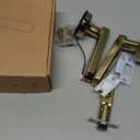 4-in-1 Keyless Entry Smart Lock, Fingerprint + Code + Mechanical Keys + Bluetooth (Polished Brass)