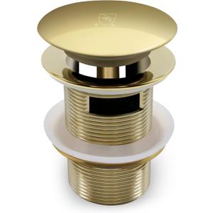 FerdY Pop-up Drain for Freestanding Bathtub, Polished Gold Finish, cUPC Certification, Freestanding Bathtub Drain Stopper