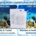 8 Pack Assembled Medium Aquarium Filter Cartridge for Whisper Bio-Bag Power Filters, Medium Replacement Filter Cartridges for ReptoFilter