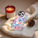 for iPhone 16 Plus Case, Coastal Collage Pattern, Military-Grade Drop Protection, Seaside Daydream Soft Slim TPU Protective Cover with Camera Protection for Women & Girls (BlueSummer)