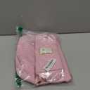 YOOLIFE Initial Makeup Bag for Girls, Travel Cosmetic Bag with Small Makeup Brush Bag Cute Makeup Bag Toiletry Travel Bag Personalized Wife Friend Gifts Makeup Birthday Gifts for Women Her Pink R