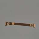 Adorve Slim Metal Strap Compatible with Galaxy Watch 7 Band, Galaxy Watch 8 Band, 6/5/4/FE/Pro/Classic/Active 2, 20mm Replacement Strap for Samsung Watch Bands for Women with Unique Design (Royalgold)